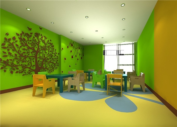 幼兒園地板裝修環保健康