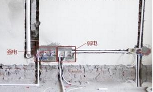 強電、弱電分路走