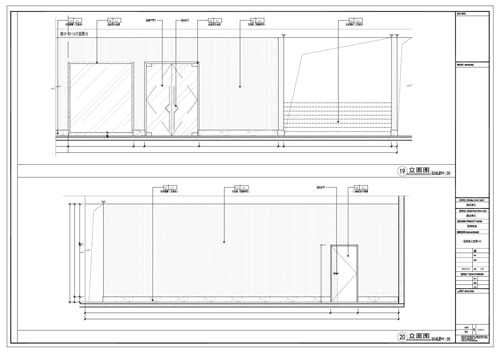 商場深化設計施工圖一層立面圖19-20