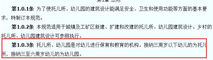 托兒所、幼兒園建筑設計規范截圖