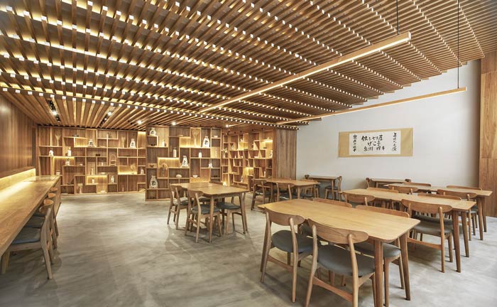 日式餐廳餐區裝修設計效果圖