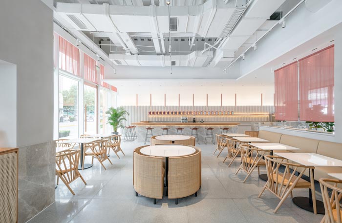 茶餐廳餐區裝修設計效果圖